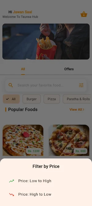 Taunsa Hub: Food Delivery Screenshot 3