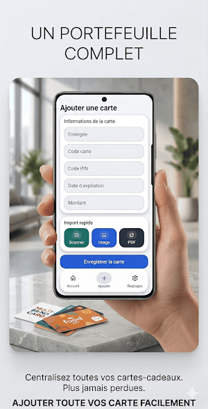 Carte Cadeau Wallet Gift Card Screenshot 2