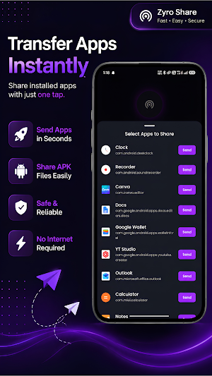 Zyro Share: File Transfer Screenshot 2