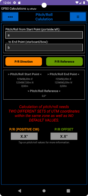 GPSO Calculations Screenshot 3