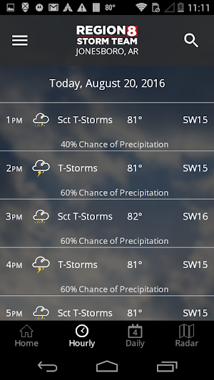 KAIT Region 8 Weather Screenshot 3