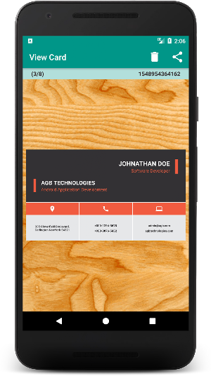 Super Card Maker: Super Quick Visiting Card Maker Screenshot 3