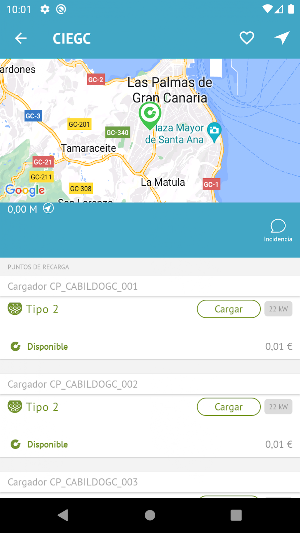 Movilidad Eléctrica G.Canaria Screenshot 2
