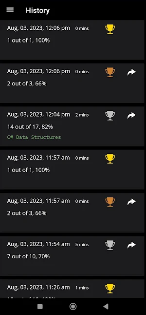 Dot Net Quiz Screenshot 2