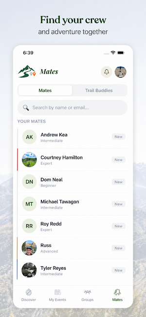 TrailMates Hike Ride Connect Screenshot 2