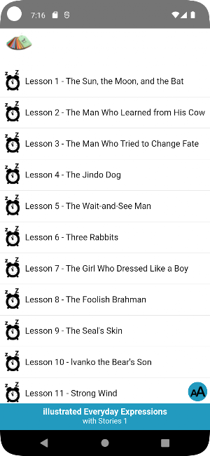 Expressions with Stories 1 Screenshot 0