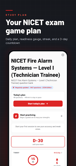 NICET Fire Alarm Prep 1 Screenshot 0