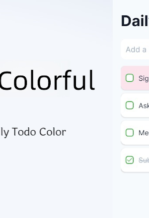 Daily Todo Colorful Screenshot 3