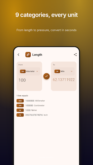 BlueConvert - Unit Converter Screenshot 2