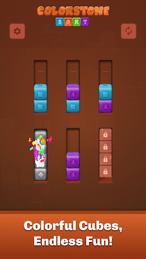Colorstone Sort Puzzle Game Screenshot 3