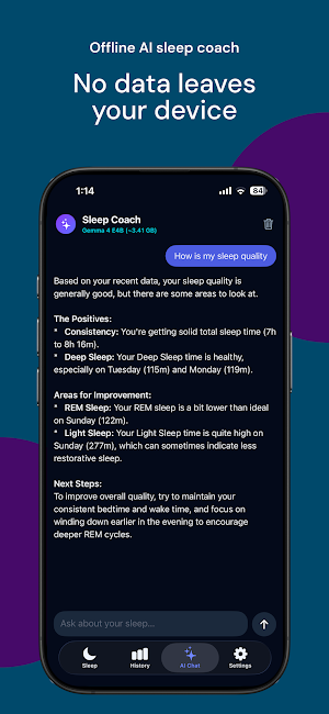 Open Sleep-offline sleep track Screenshot 2