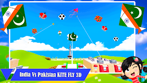India Vs Pakistan Kite Fly 3D Screenshot 0