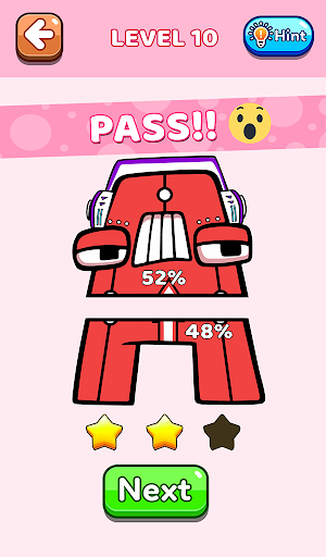 Perfect Cut: a 50/50 Puzzle Screenshot 3