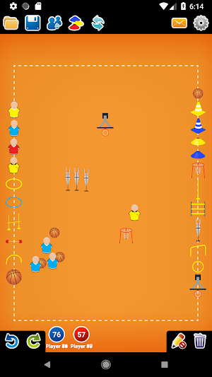 Coach Tactic Board: Basketball Screenshot 1