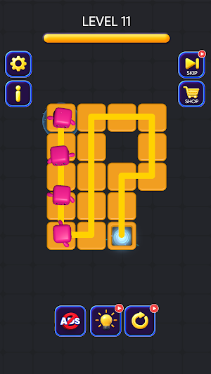 Single Line Block Puzzle Screenshot 0