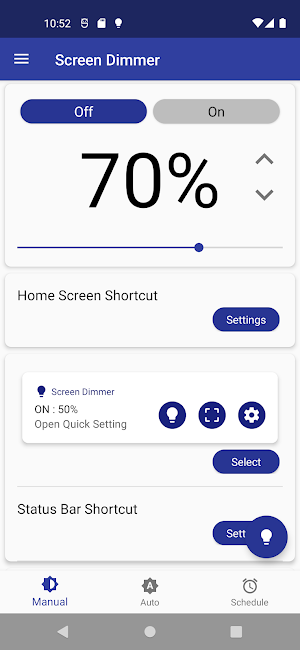 Auto Screen Dimmer Screenshot 0