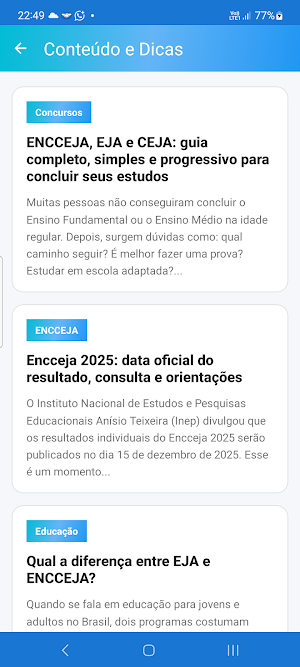 Encceja: Guia Prático Screenshot 2