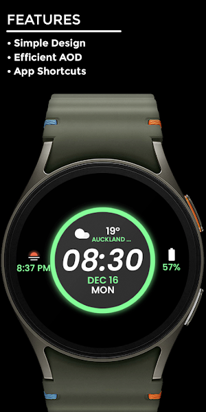 Night 75 - watch face Screenshot 1
