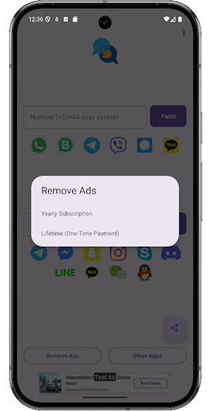 All Chat Instant - One Click Screenshot 3