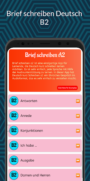 Brief schreiben Deutsch B2 Screenshot 2