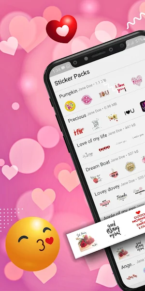 love writes stickers for WASti Screenshot 3
