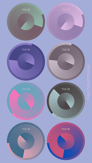 Conical Gradient Watch Face Screenshot 2