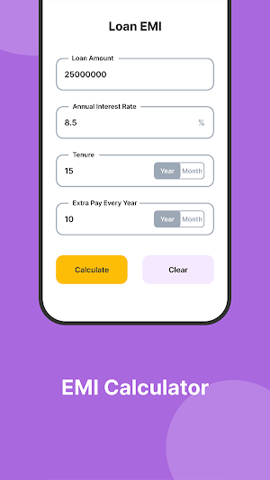 EMI Calculator - Loan Planner Screenshot 3
