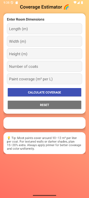 Paint Mixing Ratio Calculator Screenshot 3