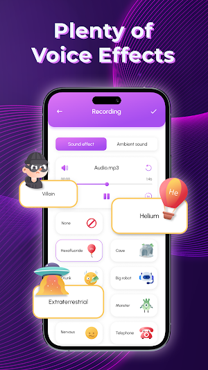 Voice Effects Real Audio Screenshot 0