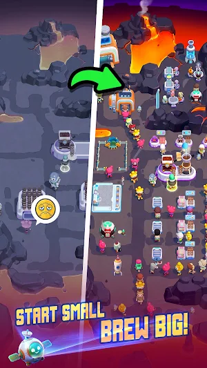 Space Cafe: Idle Tycoon Screenshot 2