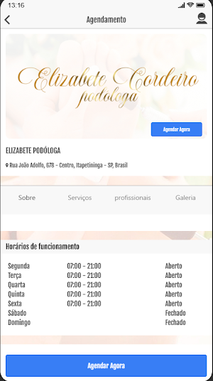 ELIZABETE PODÓLOGA Screenshot 2