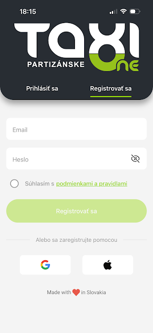 Taxi Partizánske Screenshot 0