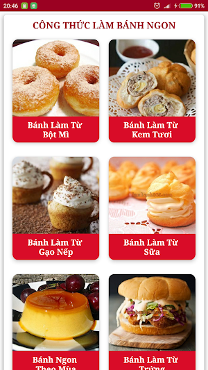 Công Thức Làm Bánh | Bánh Ngon Screenshot 2