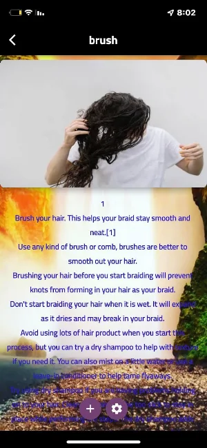 how to bride your hair Screenshot 1