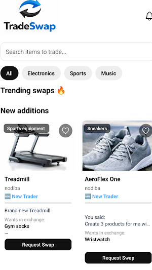 Tradeswap Screenshot 1