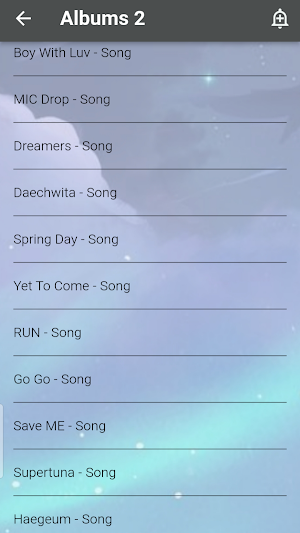 Bts Songs Populer Complete Screenshot 2