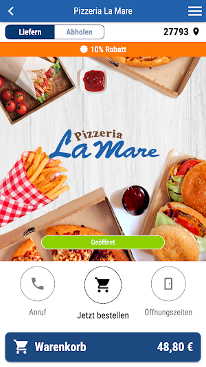Pizzeria La Mare Screenshot 0