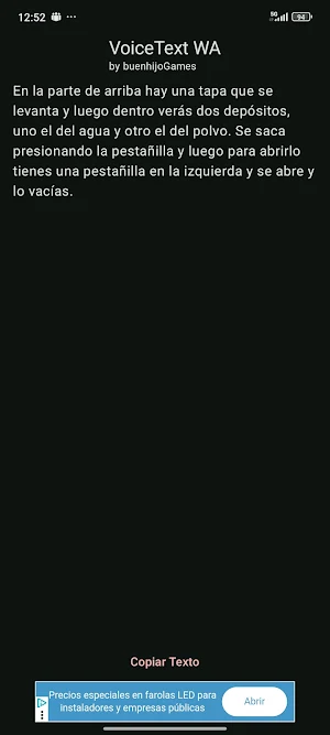 Voz a Texto Screenshot 1