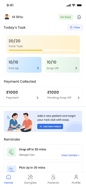 Phlebotomist App Screenshot 1