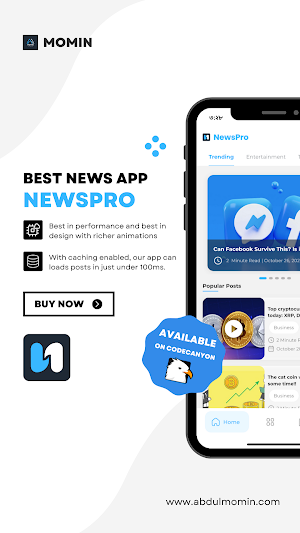 NewsPro - Blog/Magazine App WP Screenshot 0