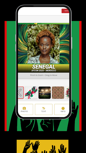 Africa Cup Poster Maker Screenshot 2