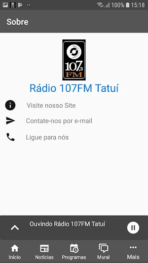 Rádio 107 FM Screenshot 3