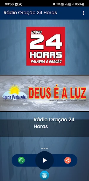 Rádio Oração 24 Horas Screenshot 2