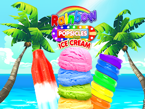 Rainbow Ice Cream Popsicles Screenshot 0