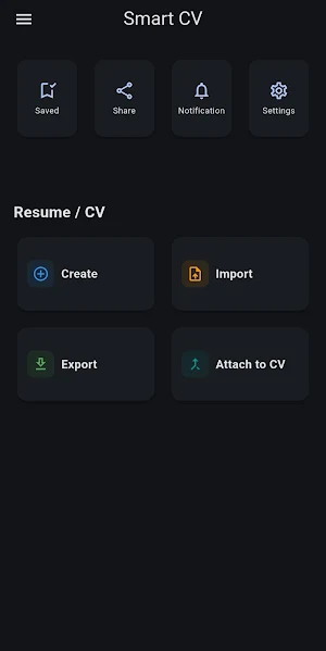 smart CV Screenshot 2