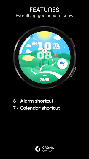 Countryside watch face Screenshot 2