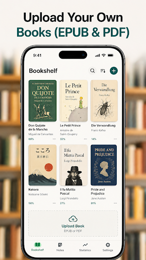 WordVia: Bilingual Book Reader Screenshot 1