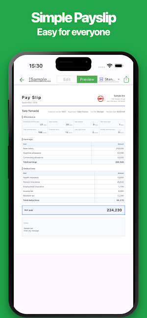 Simple Payslip Screenshot 0