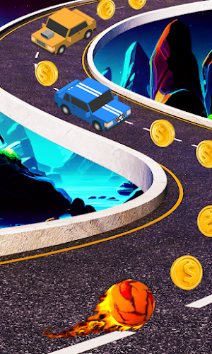 Road Rolling Ball Screenshot 1