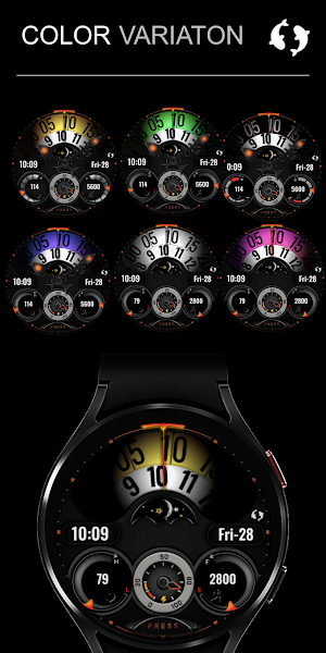 Inspire 20 - Analog Watch Face Screenshot 2